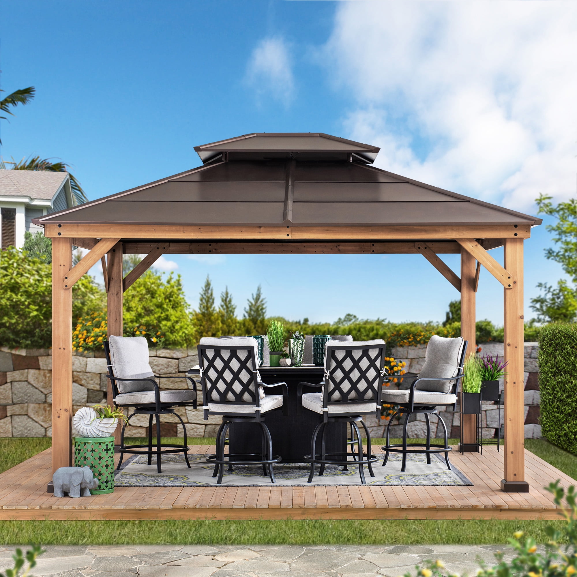 sunjoy gazebo 11x13