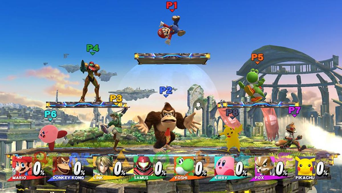 super smash bros wii game