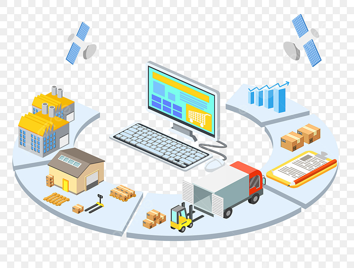 supply chain clipart