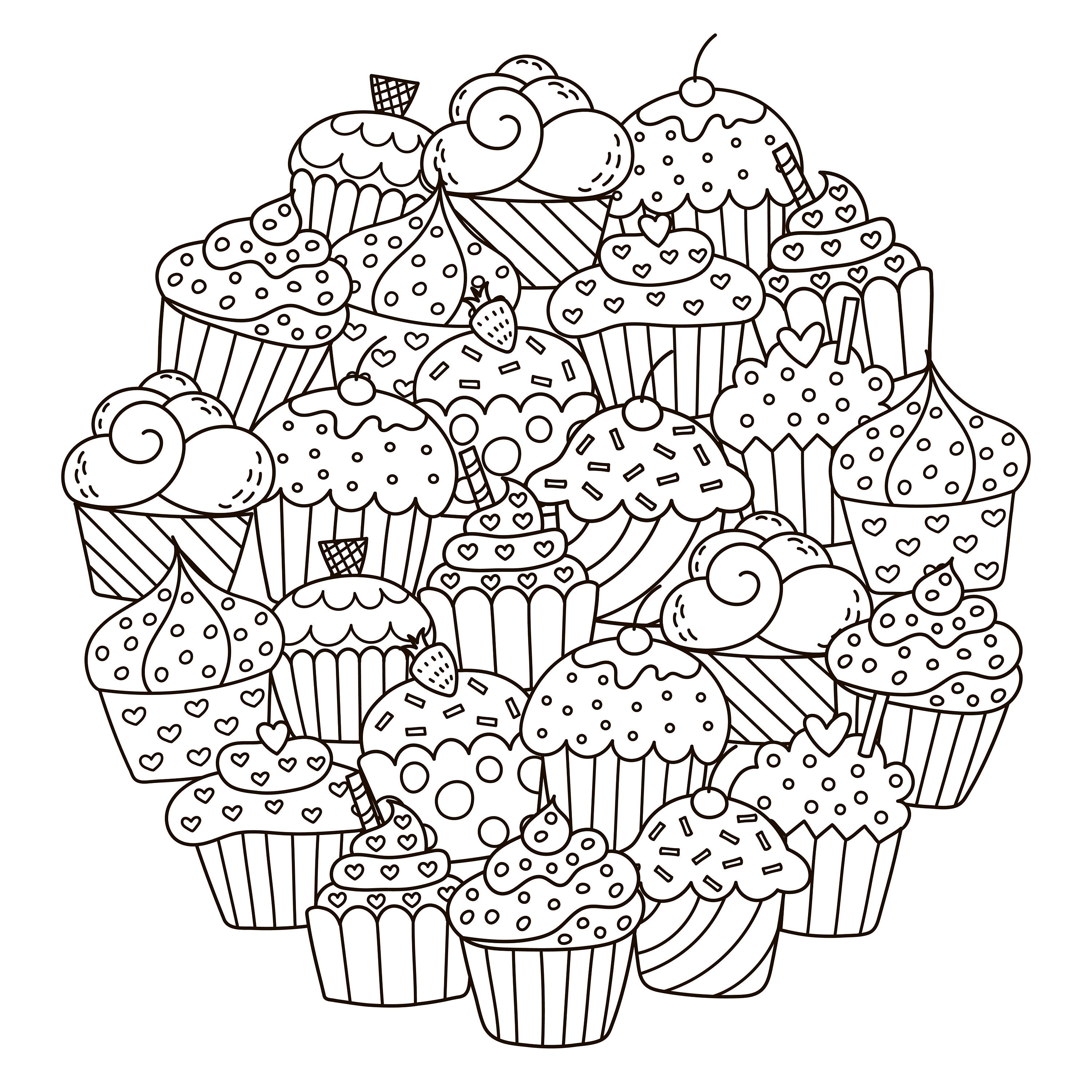 sweet treat coloring pages