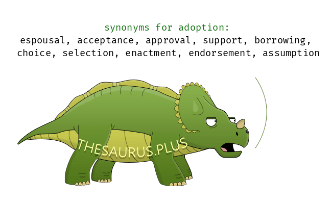 synonym for adoption