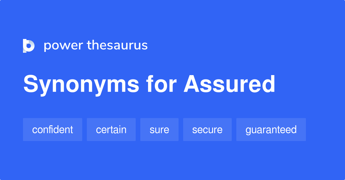 synonym for assured