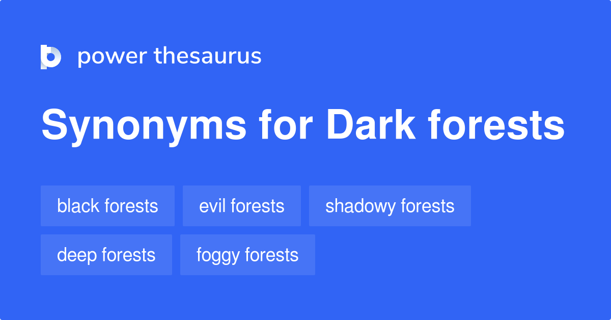 synonym for forest