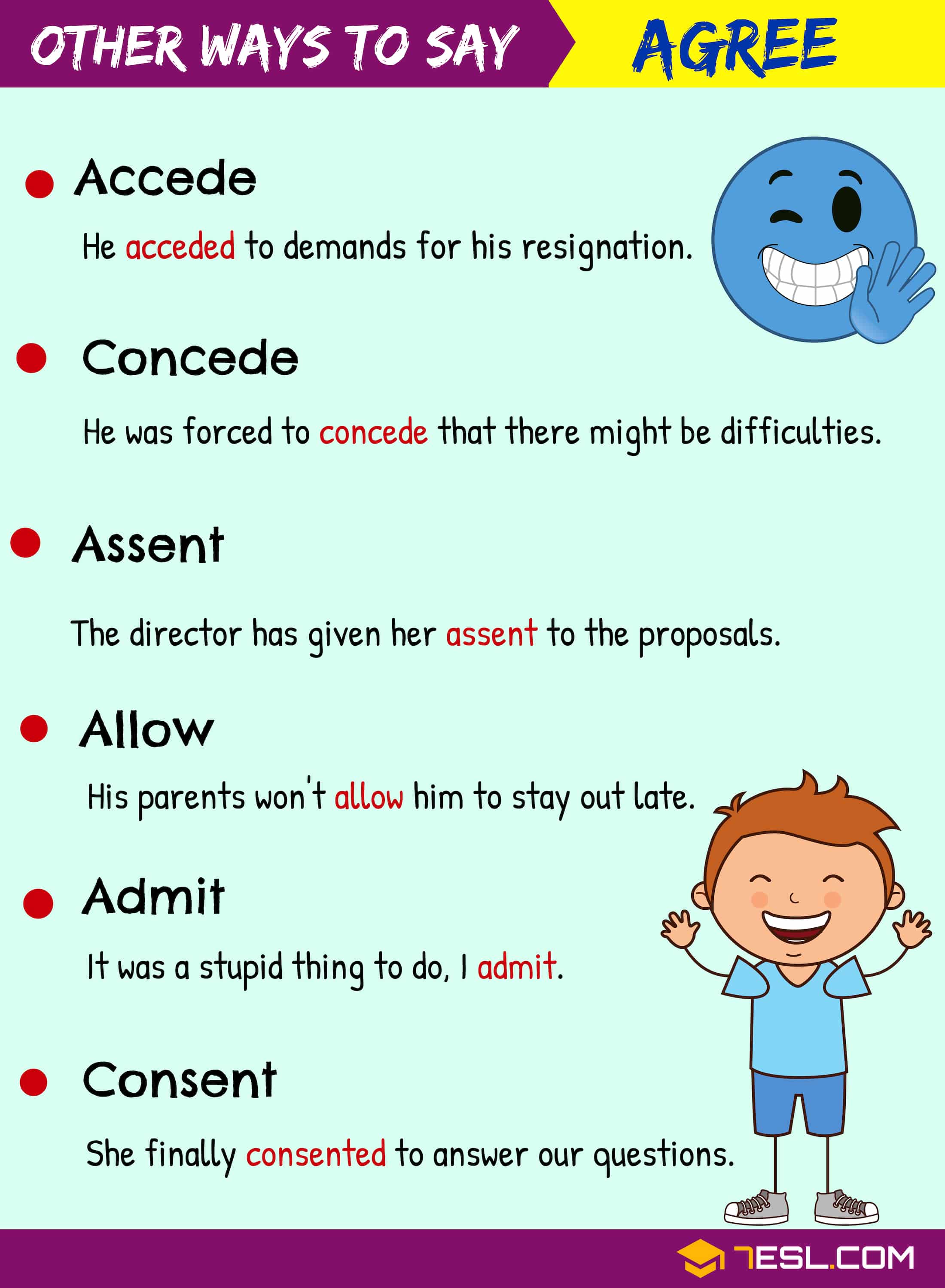 synonyms of agree