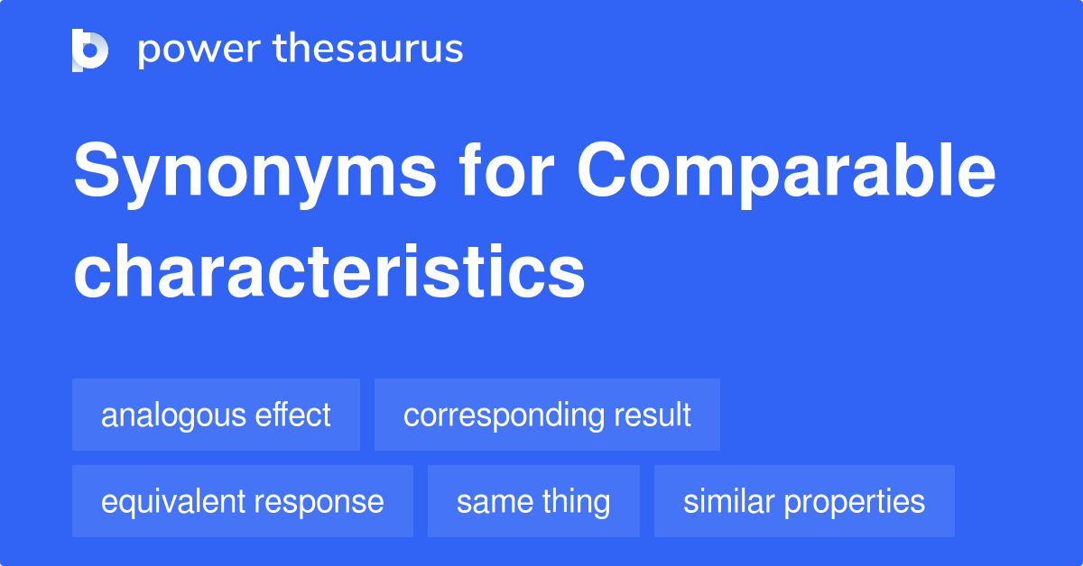 synonyms of comparable