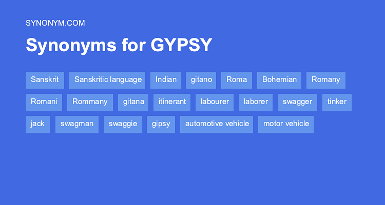 synonyms of gypsy