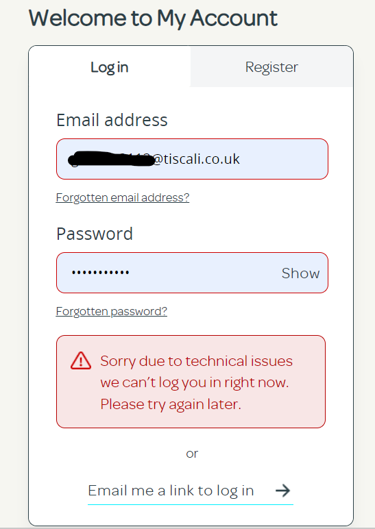 talktalk sign in email