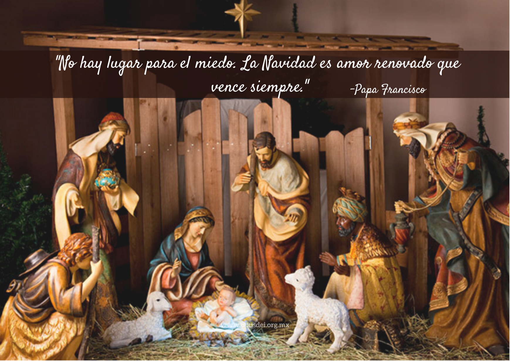 tarjeta navidad cristiana