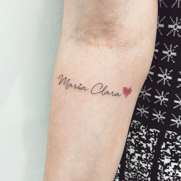 tatuaje nombre mama