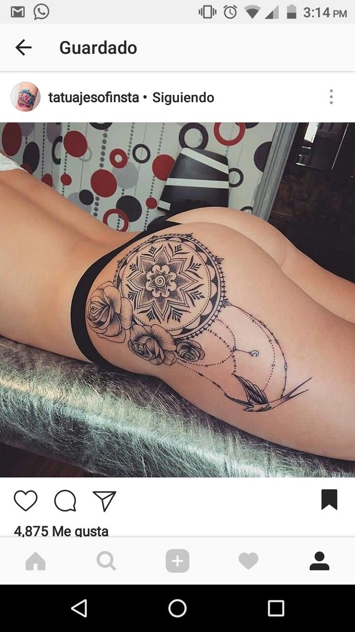 tatuajes en los gluteos para mujeres