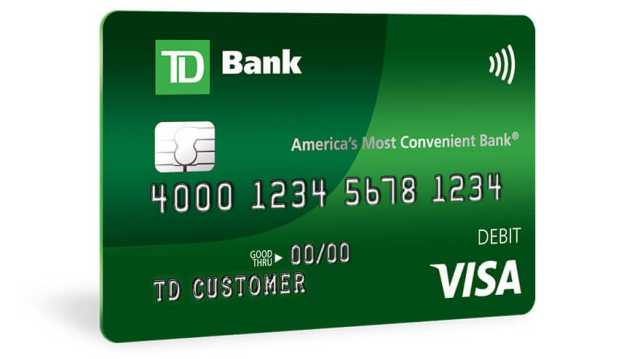 td bank card