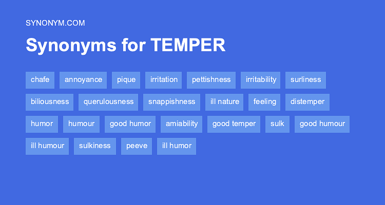 temperament synonym