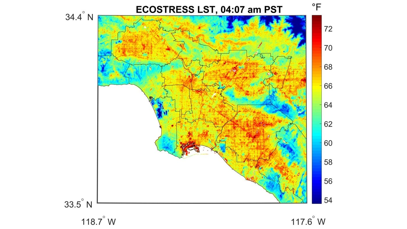 temperature los angeles