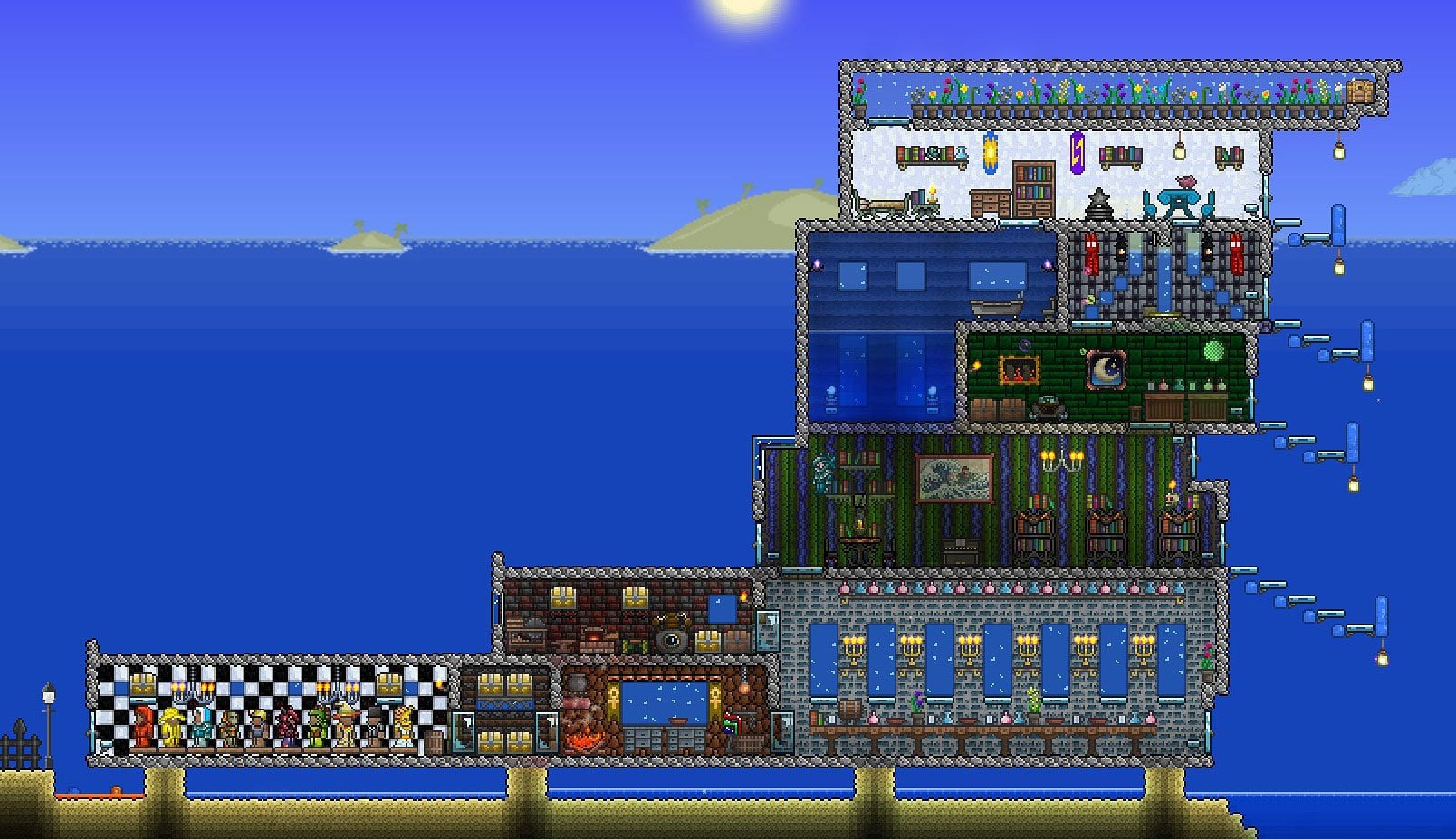 terraria swimming