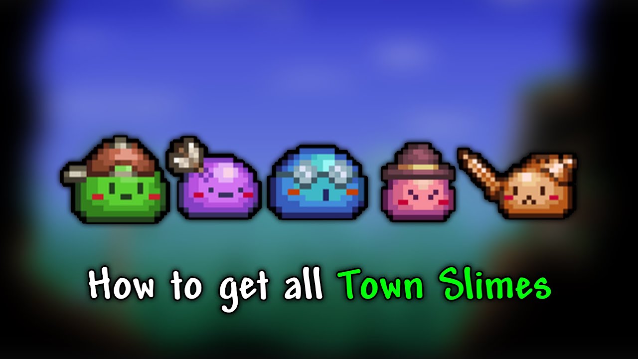 terraria town slimes