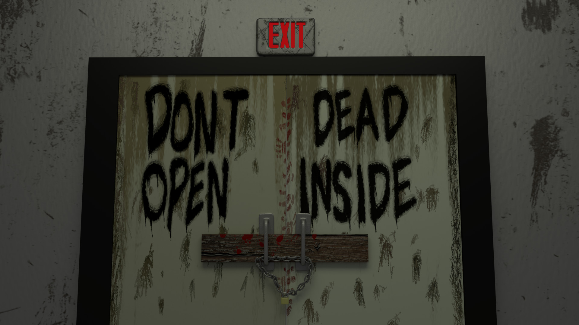 the walking dead door