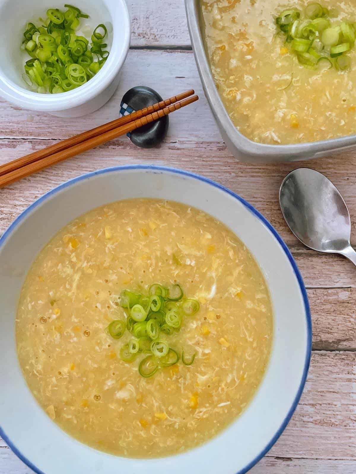 thermomix chicken corn soup
