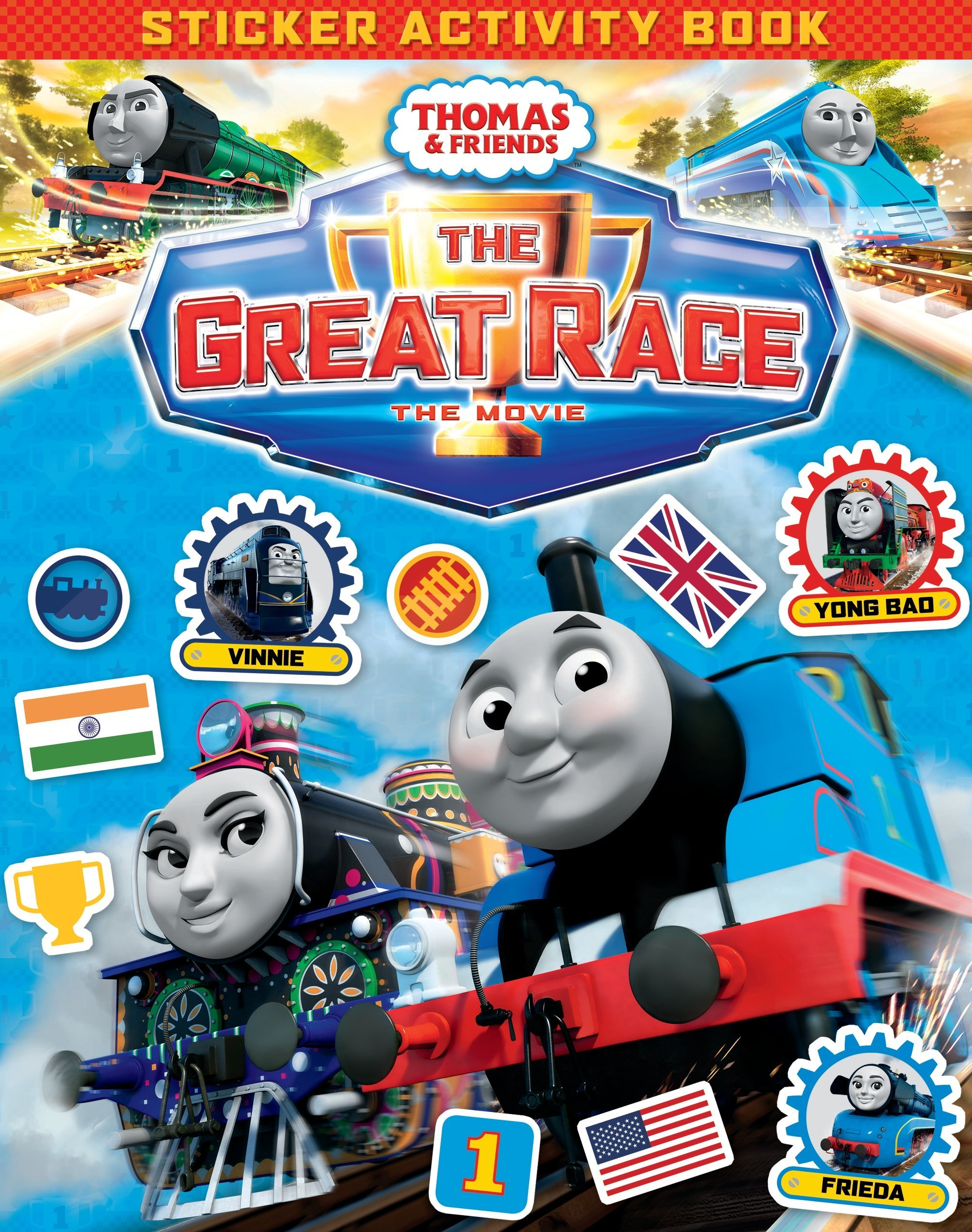 thomas and friends the great race book