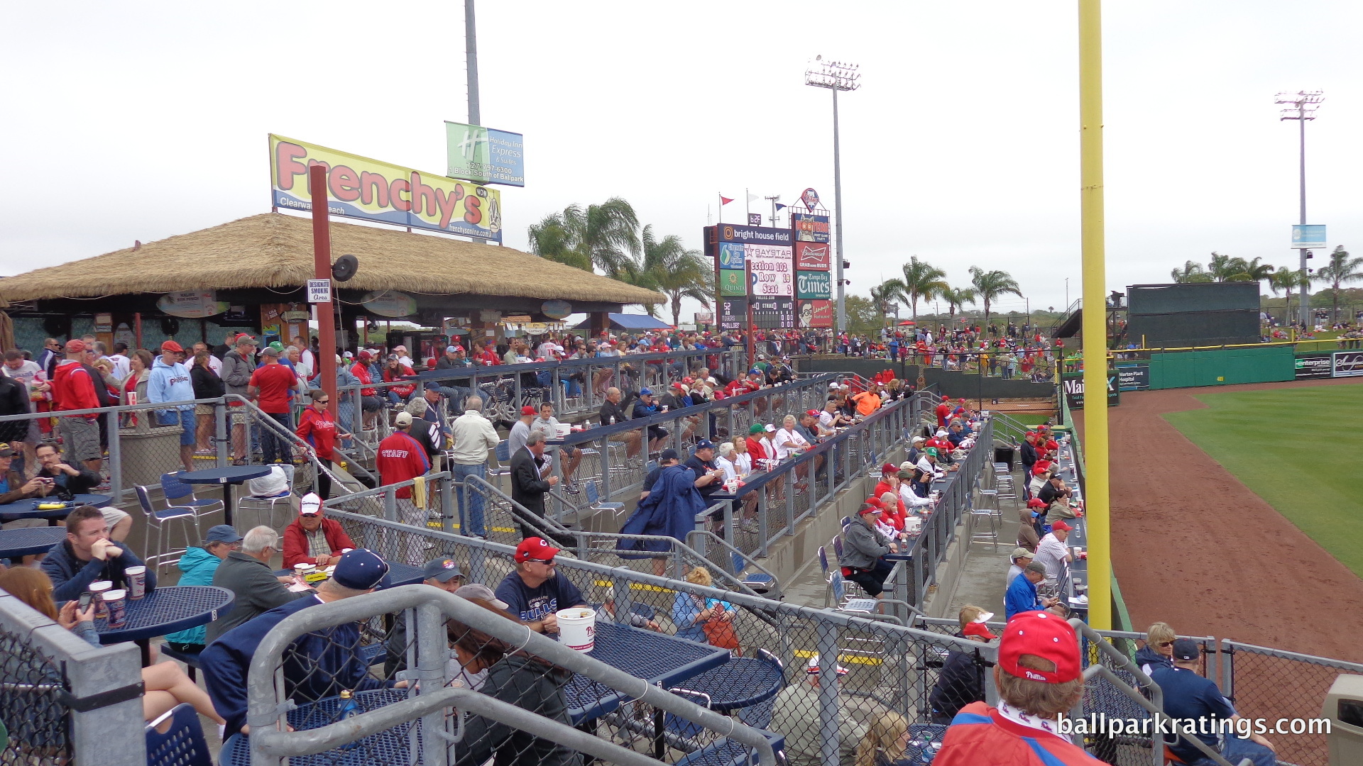 tiki terrace baycare ballpark