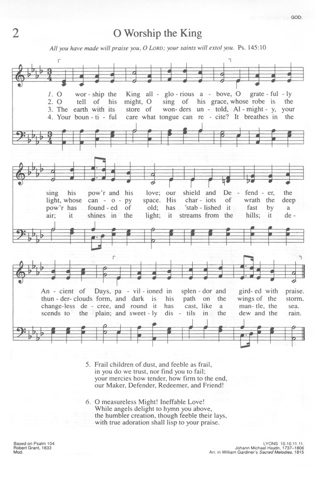 top 20 greatest hymns
