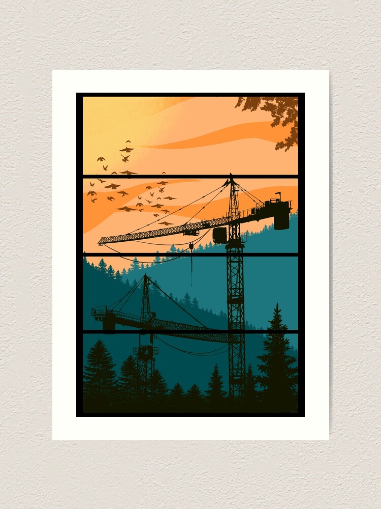 tower crane art