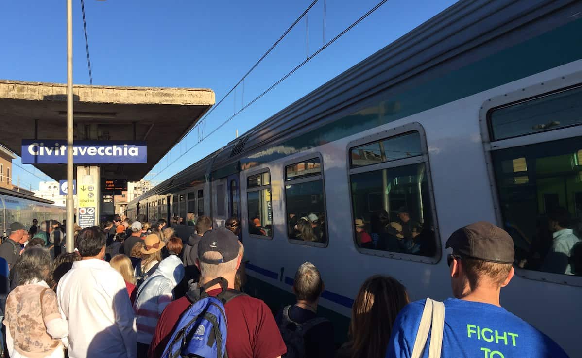 train from rome to civitavecchia