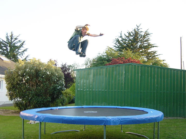 trampoline meaning in marathi