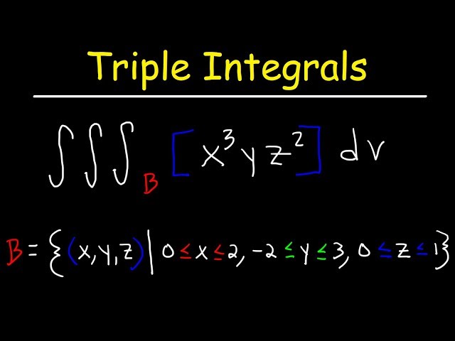 triple integral calc