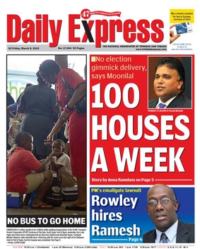 tt express newspaper trinidad and tobago