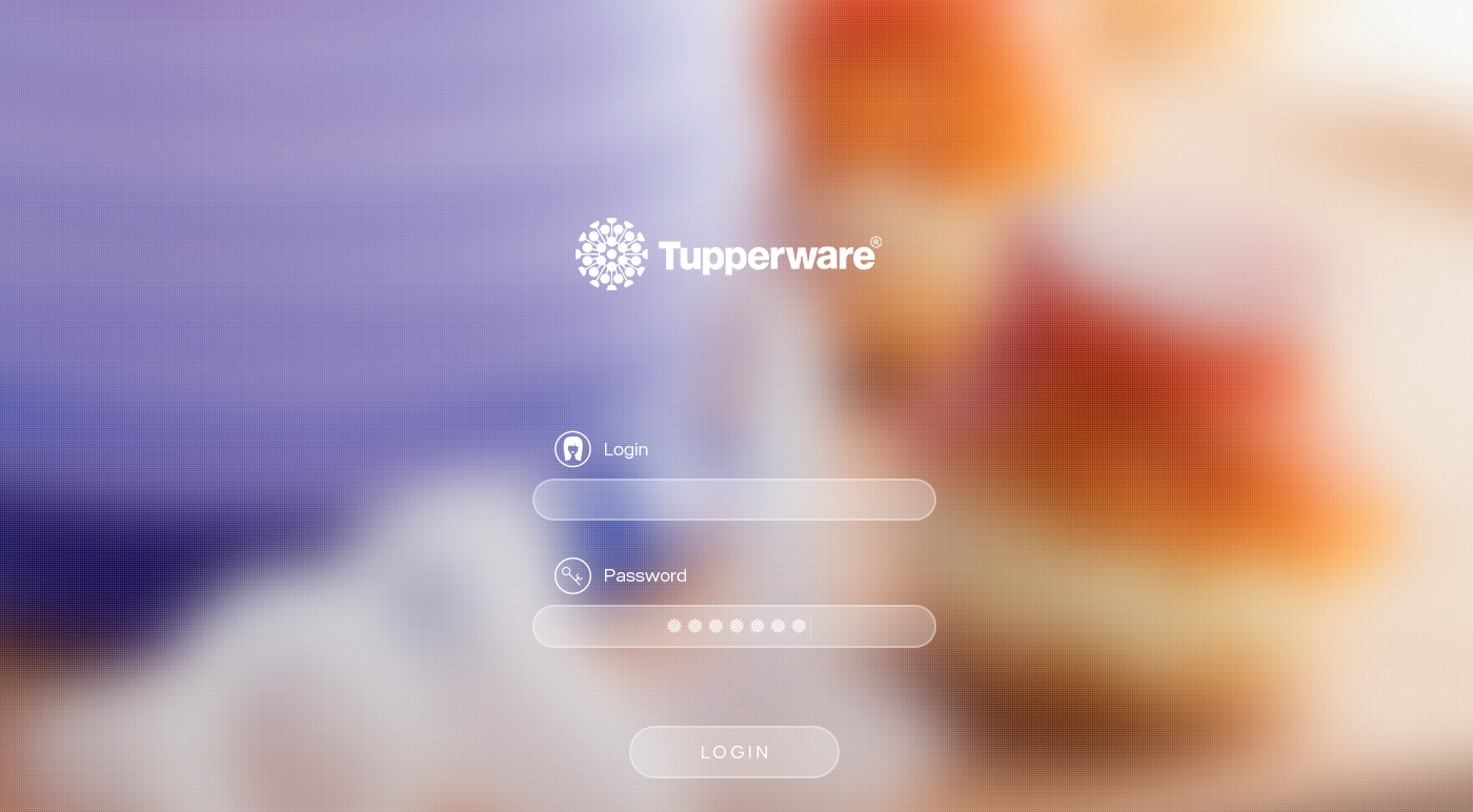 tupperware login