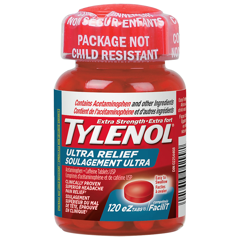 tylenol ultra relief with caffeine