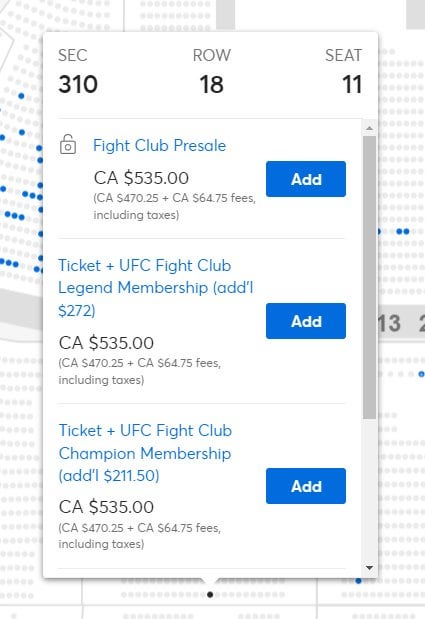 ufc fight club legend membership