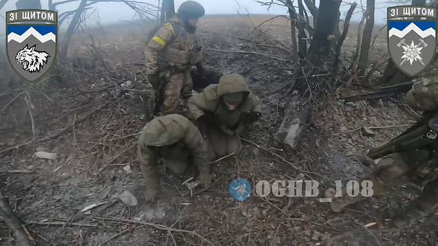 ukraine war helmet cam graphic