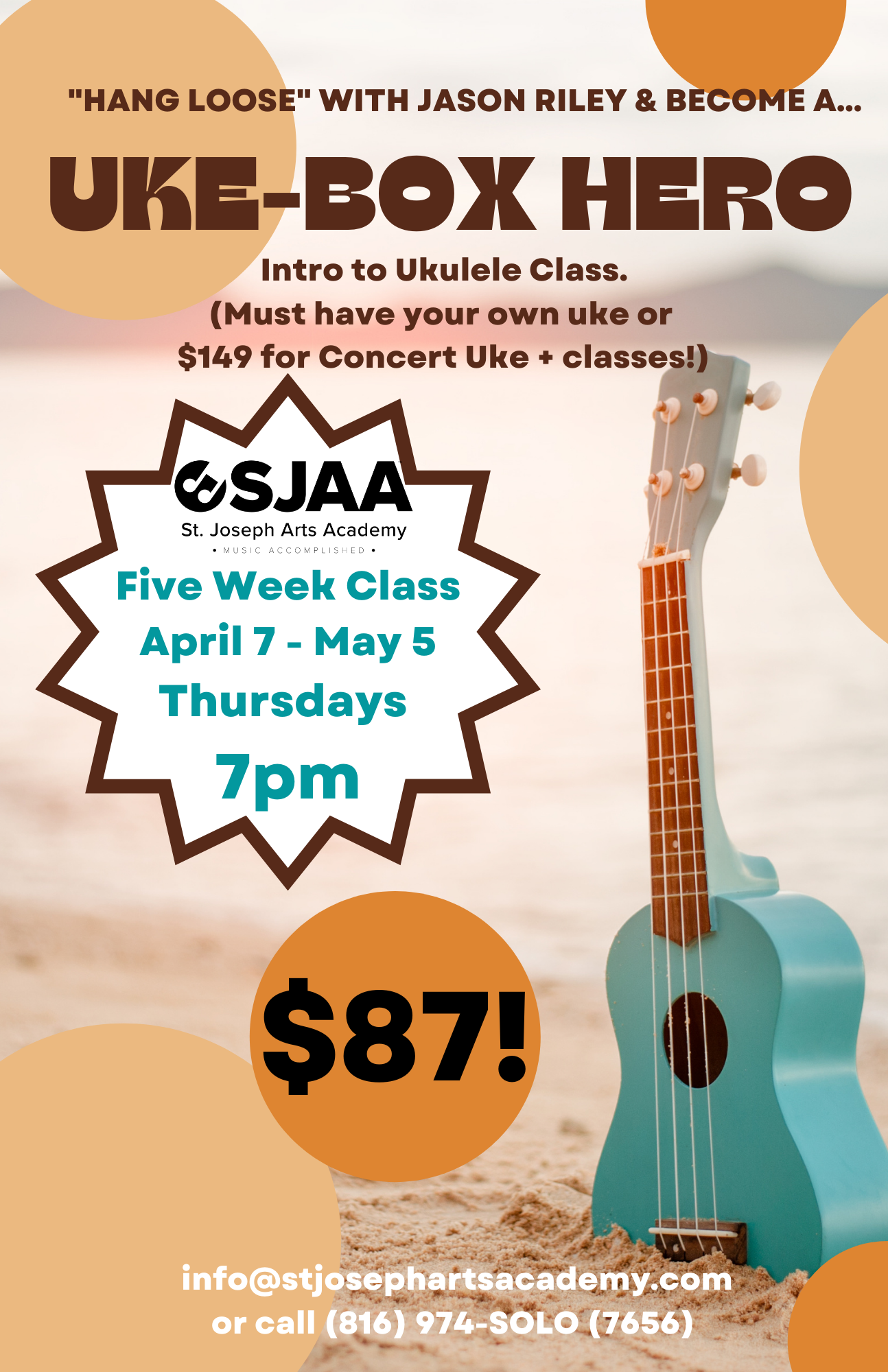 ukulele classes near me