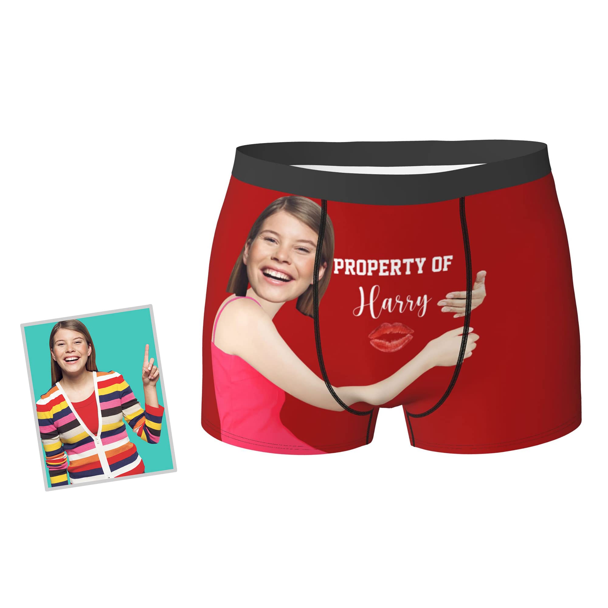 underwear with girlfriends face