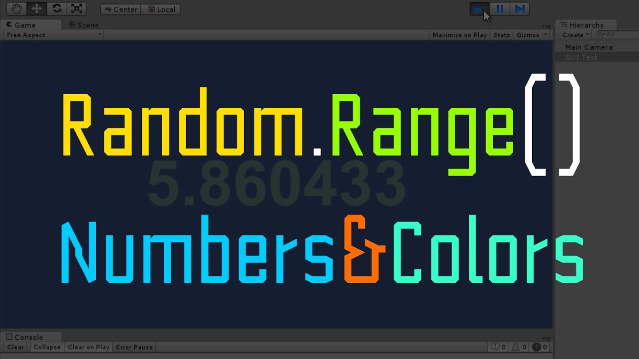 unity random number