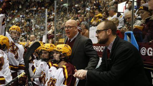 university of minnesota hockey coach