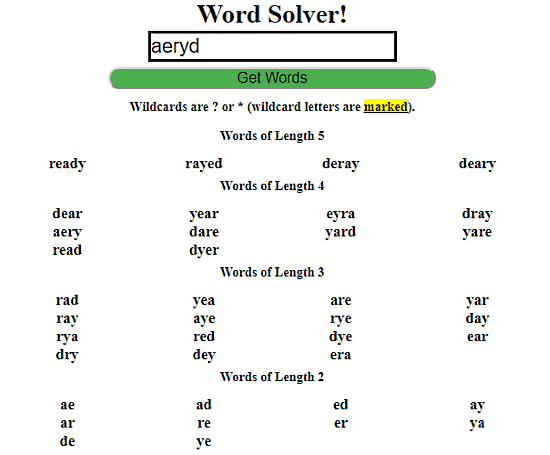 unscramble the word solver