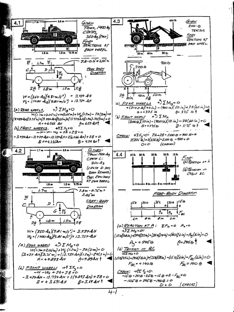 vector mechanics for engineers statics 12th edition solutions chapter 4