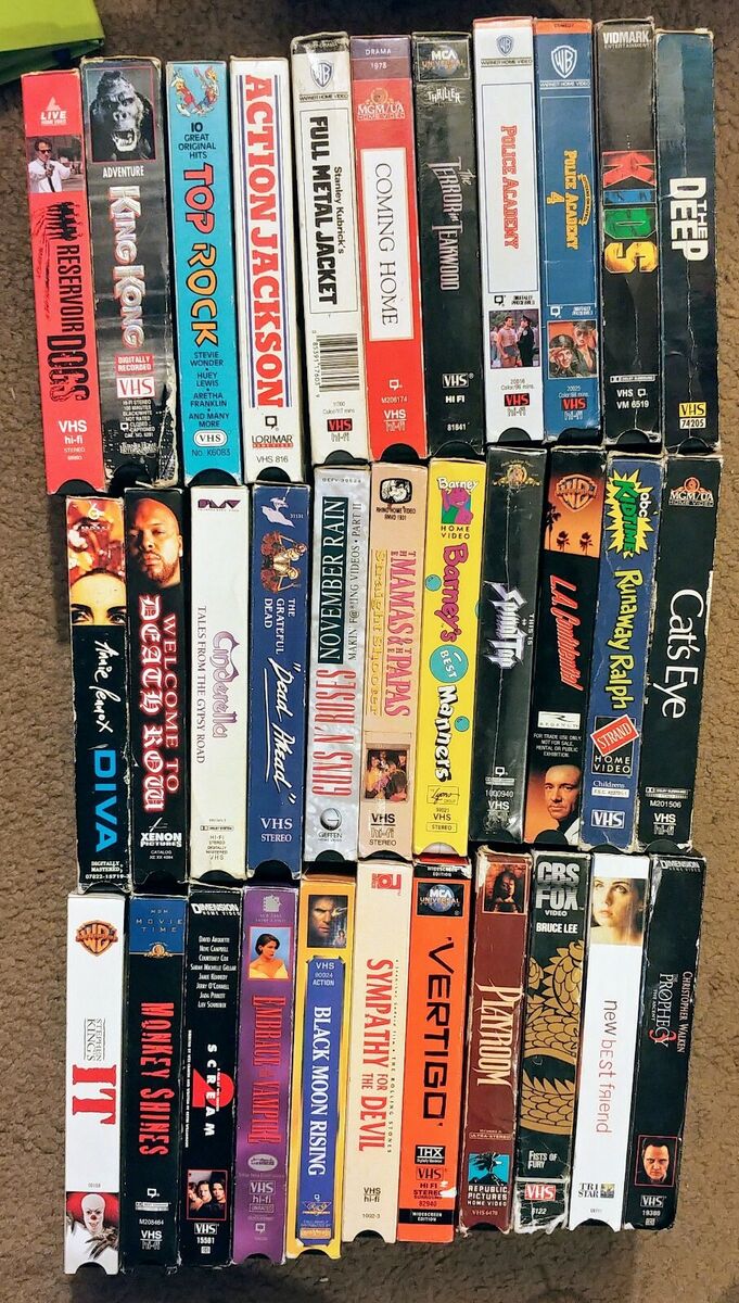 vhs films for sale