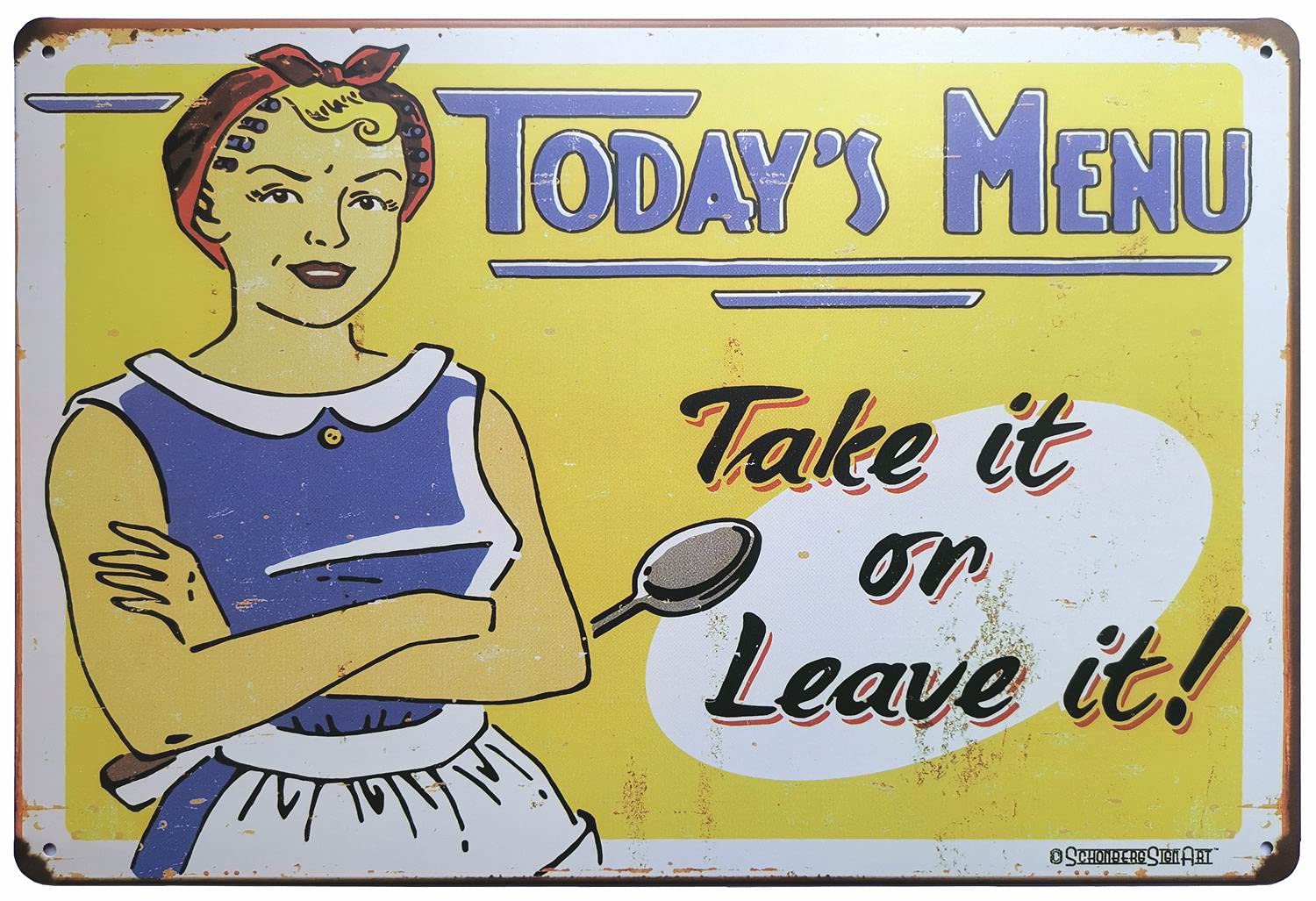 vintage kitchen signs