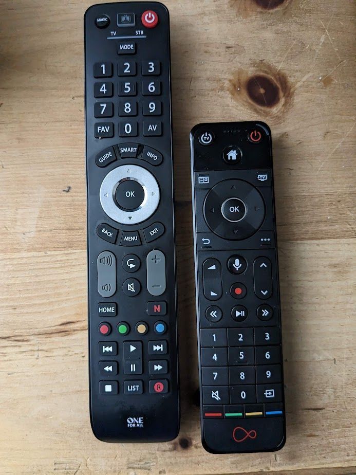 virgin media remote to tv