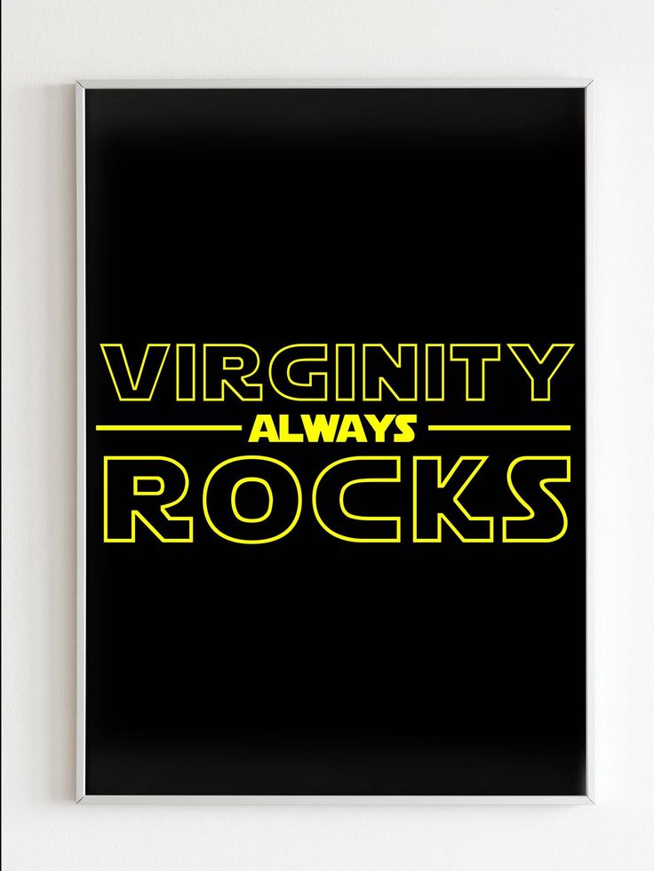 virginity rocks poster