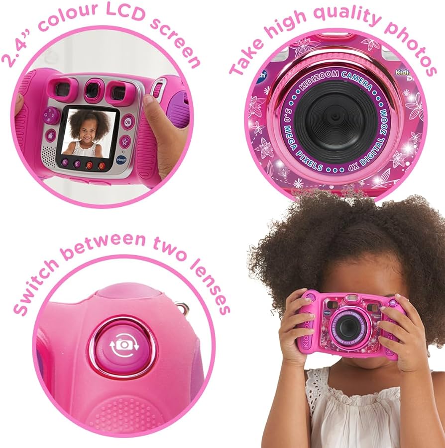 vtech kidizoom duo camera 5.0 pink