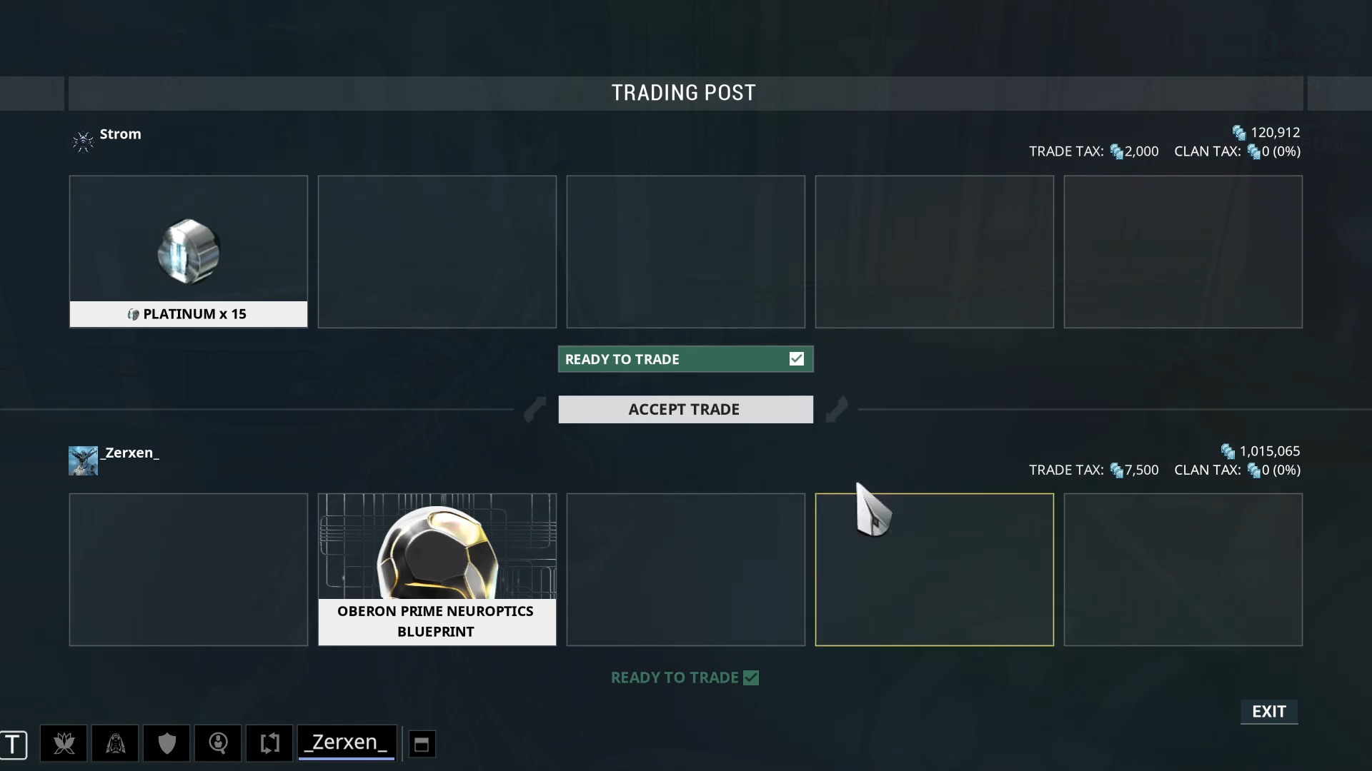 warframe how to trade