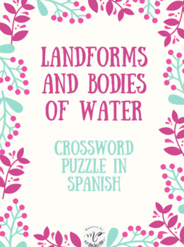 water in spanish crossword