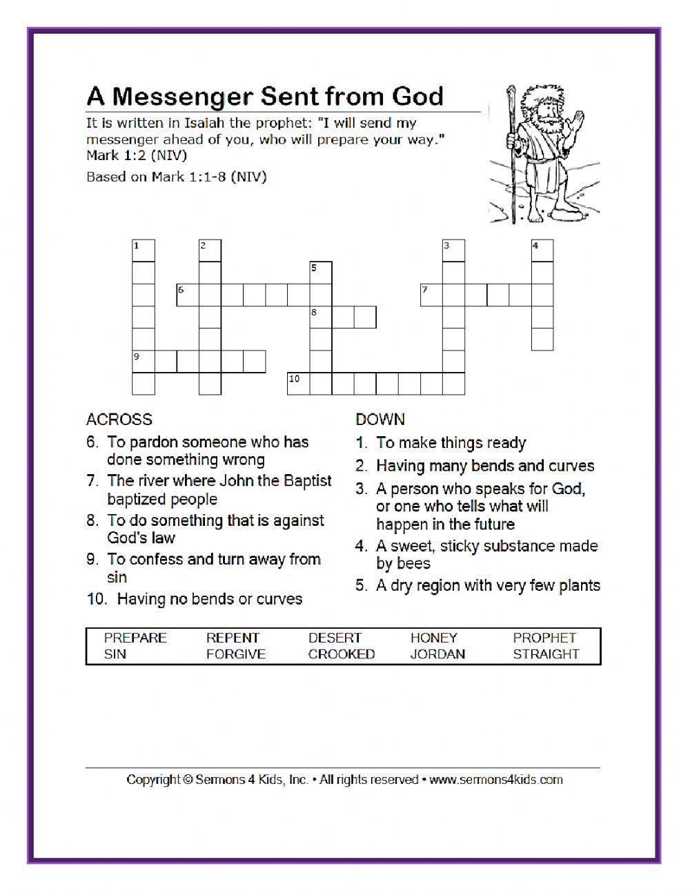 waymark crossword