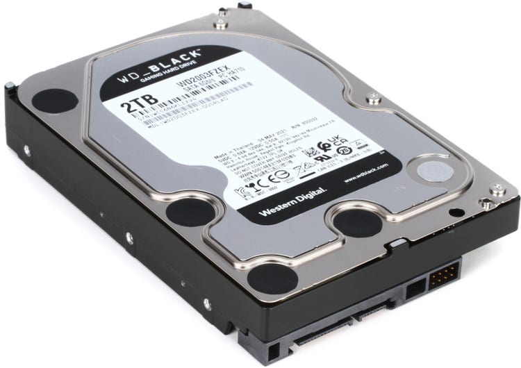 wd black 2tb hard drive