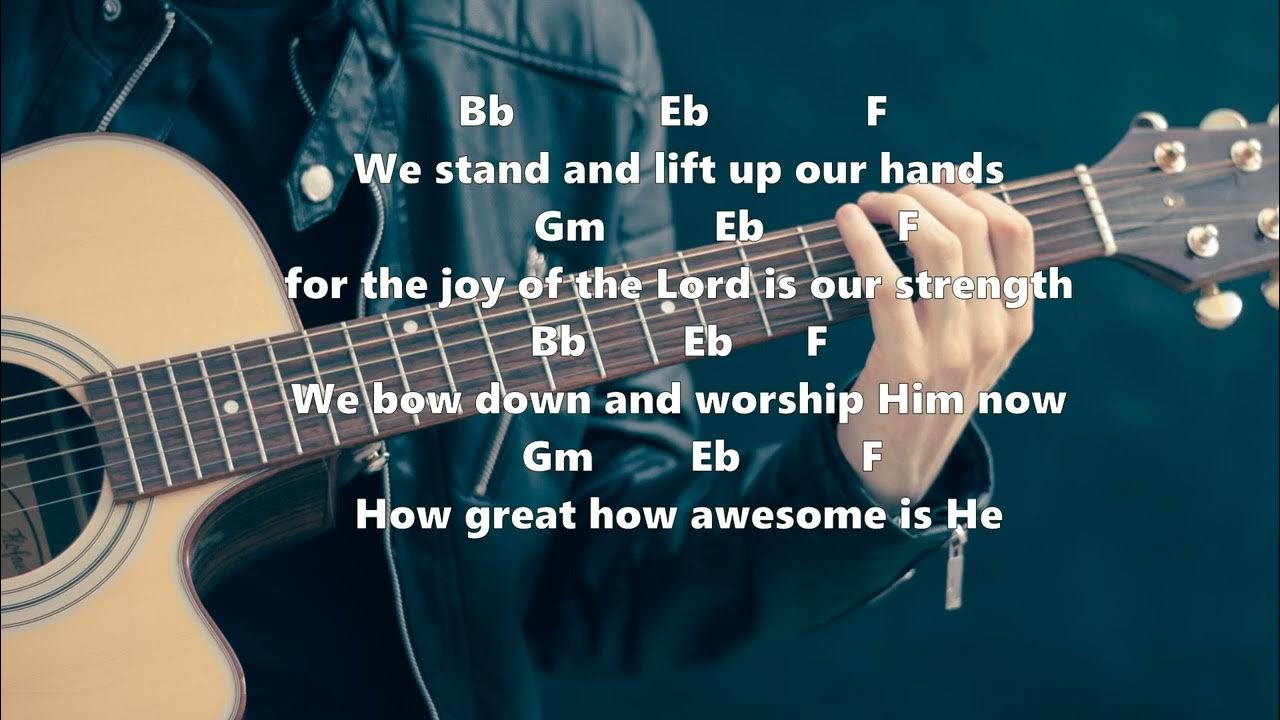 we stand and lift up our hands chords