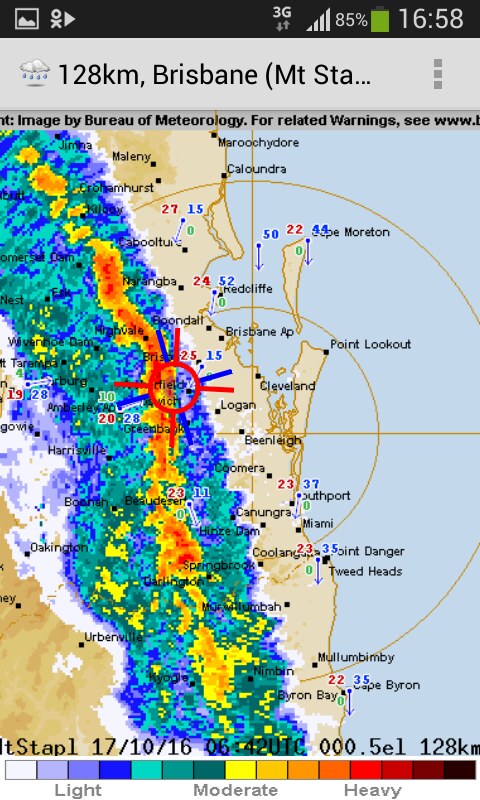 weather brisbane radar